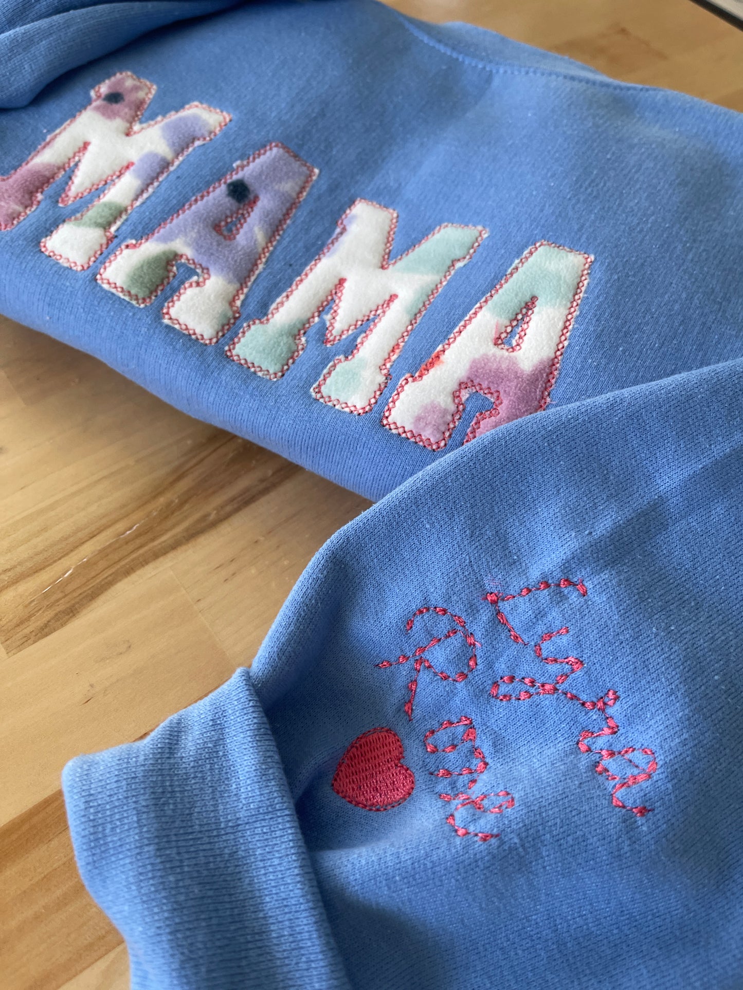 MAMA with baby onesie
