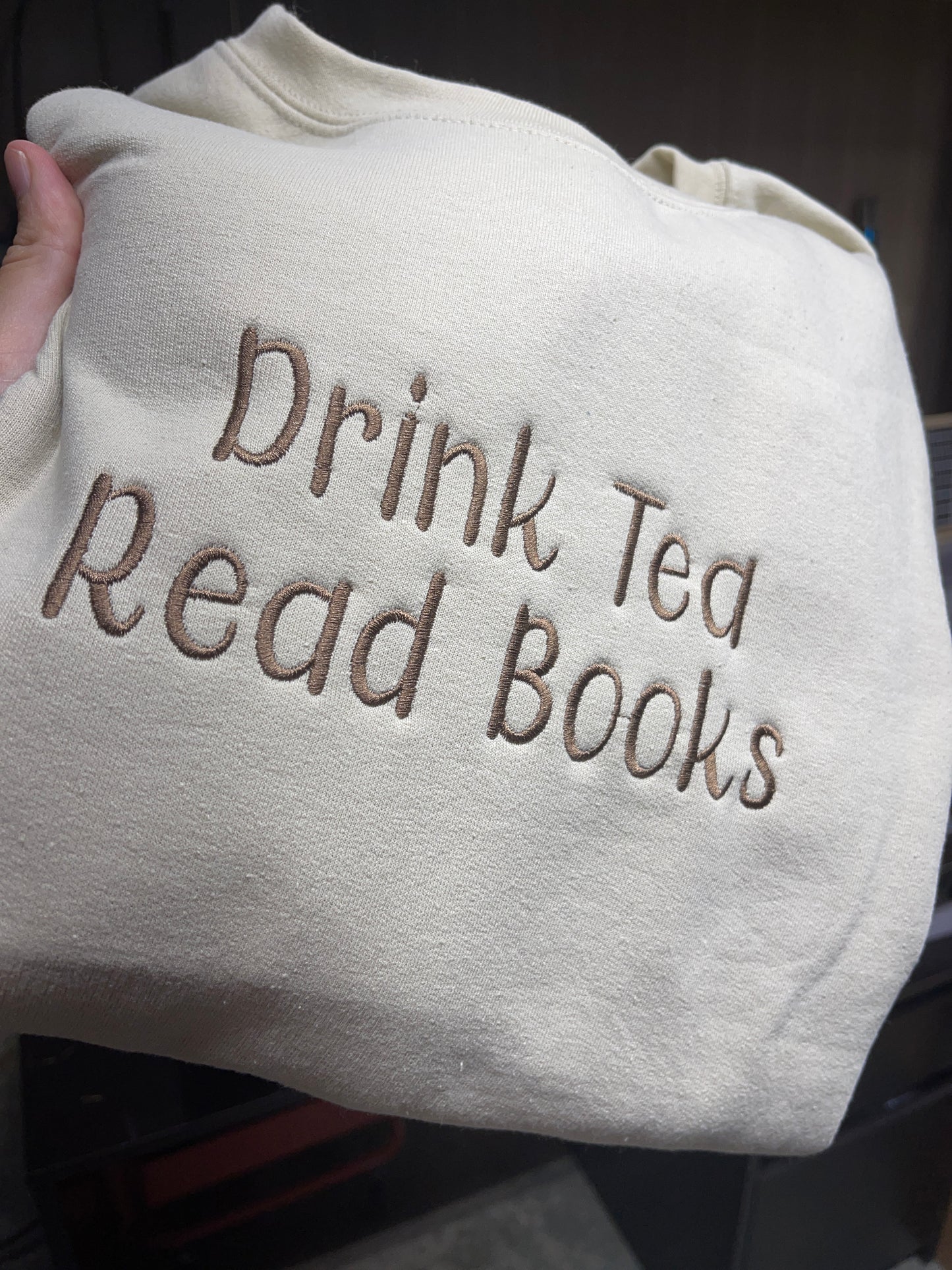 Drink coffee or tea read books