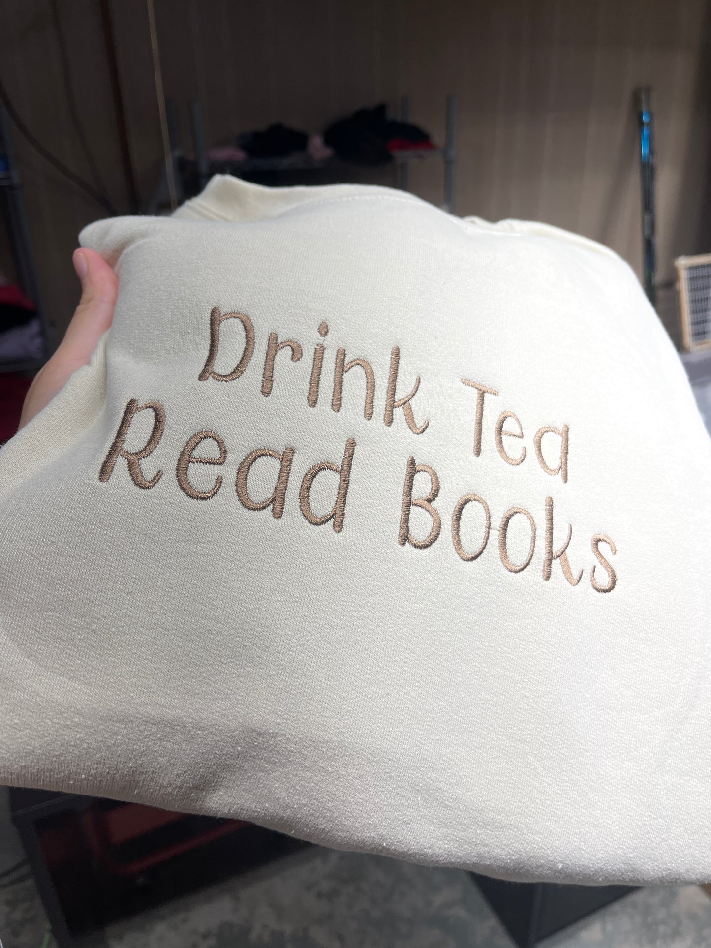 Drink coffee or tea read books