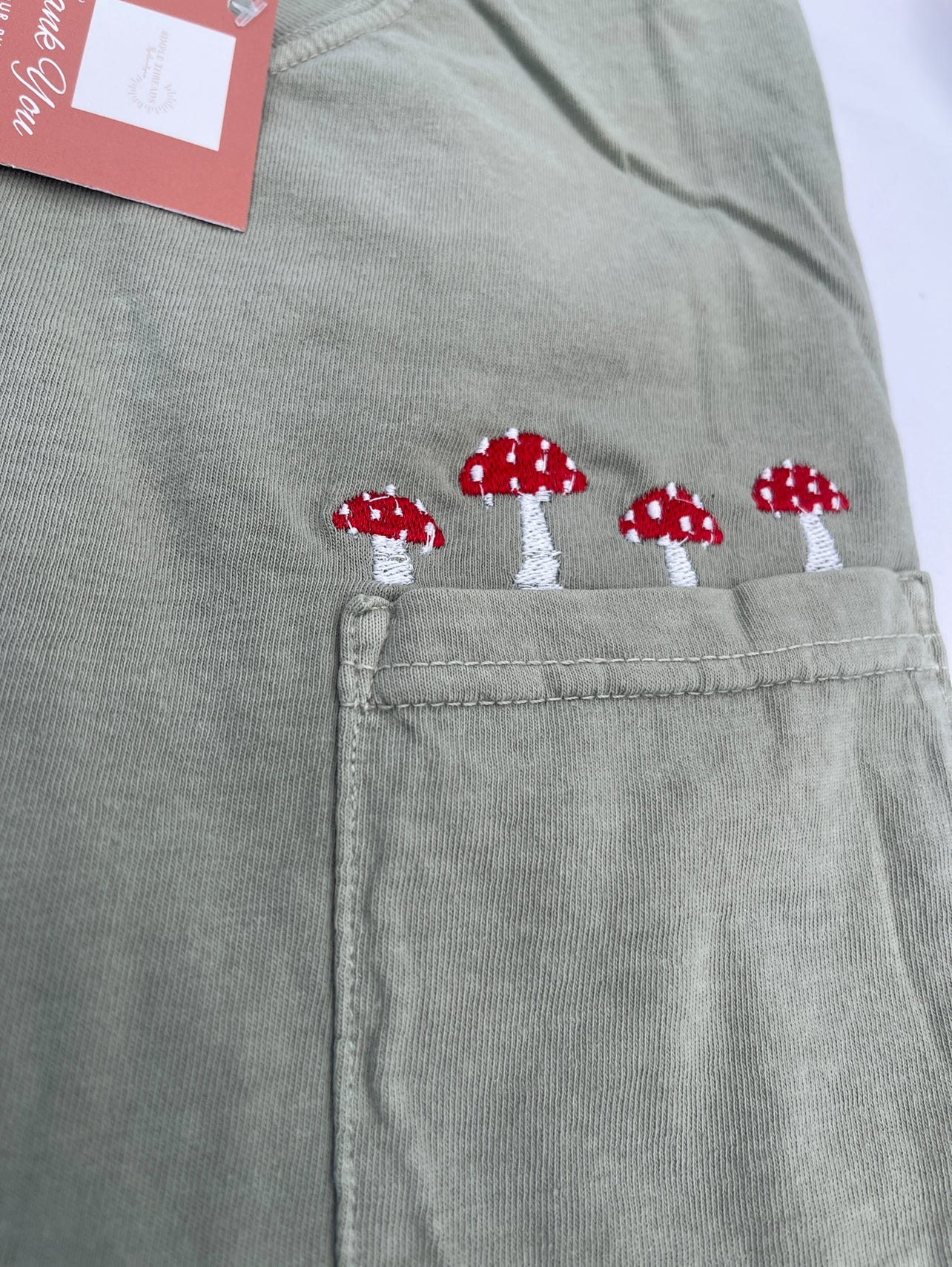 Mushroom pocket t-shirt