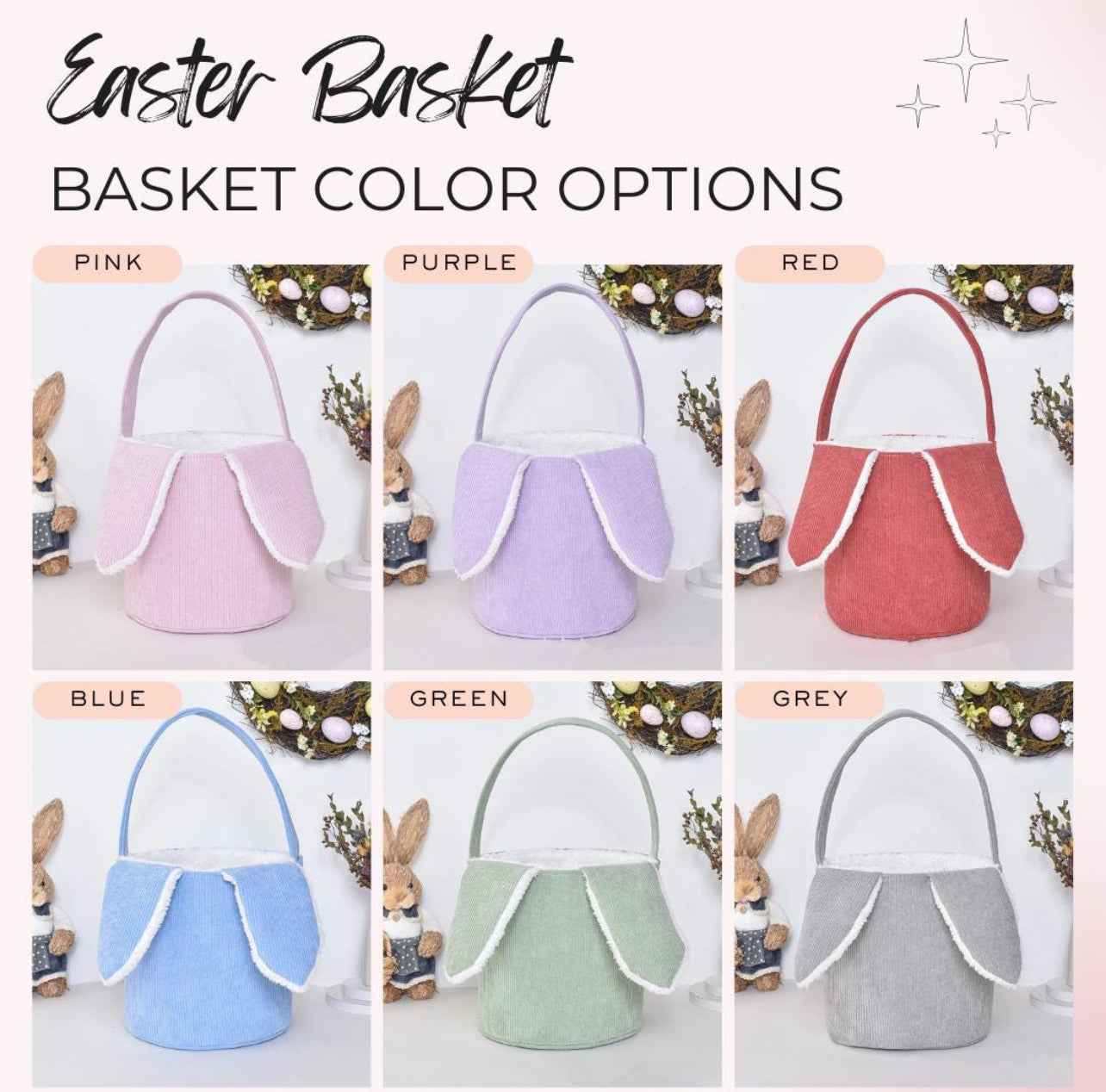 Easter bunny baskets ( Personalized )
