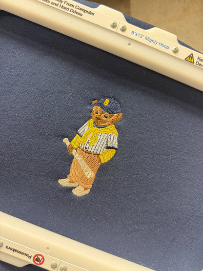 Baseball bear crewneck