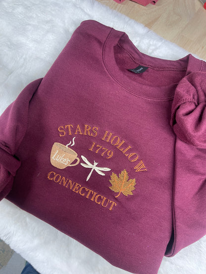 Stars Hallow embroidered crewneck