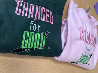 Wicked: Changed for good embroidered sweater