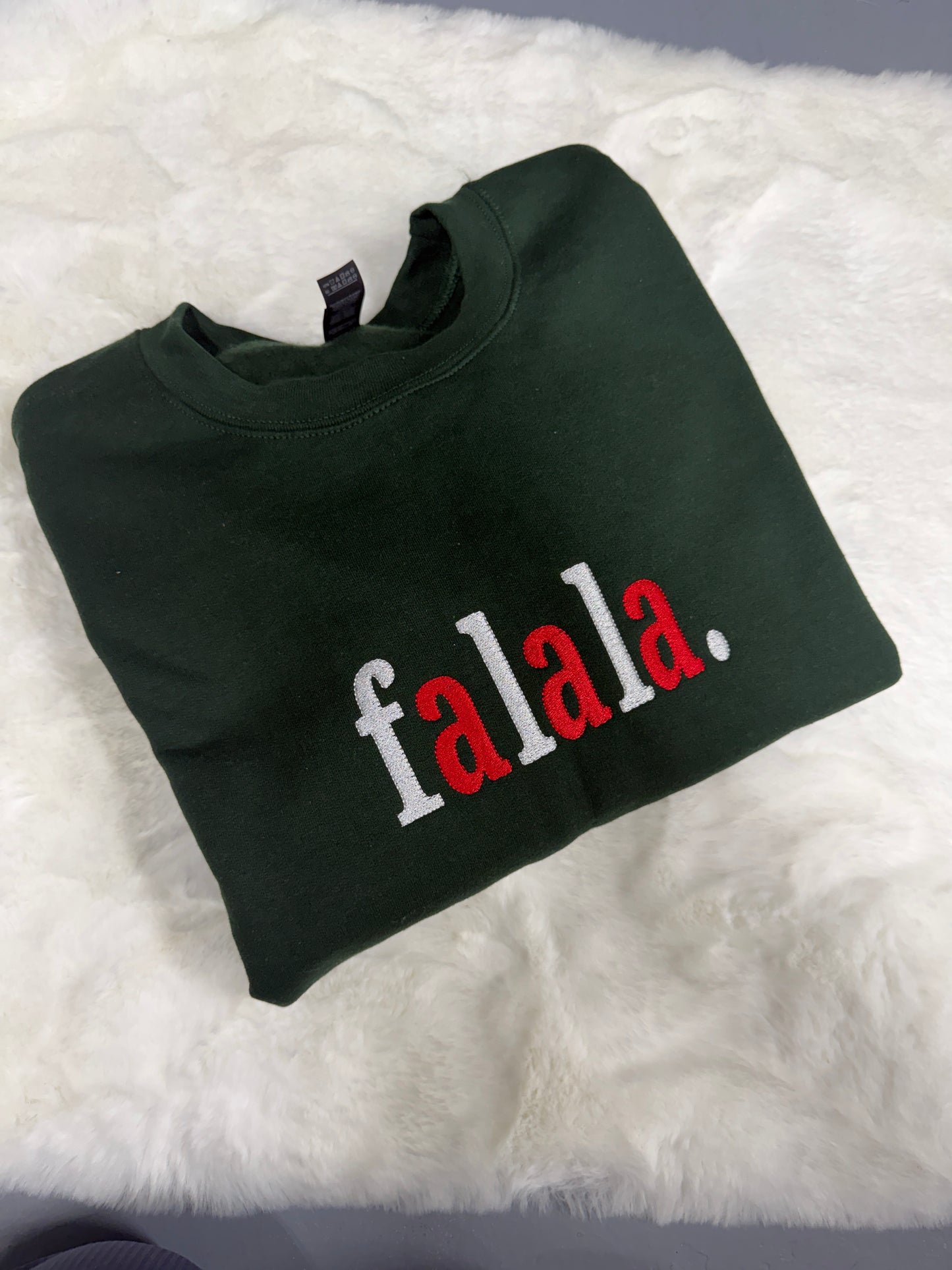 Falala embroidered Christmas sweater