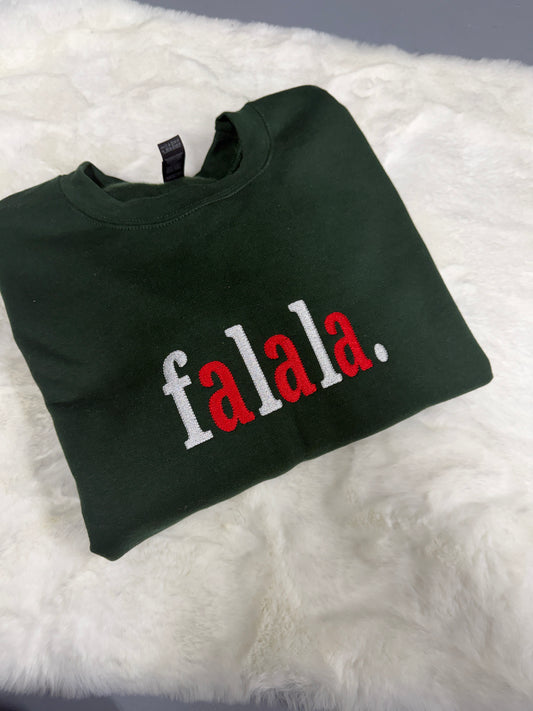 Falala embroidered Christmas sweater