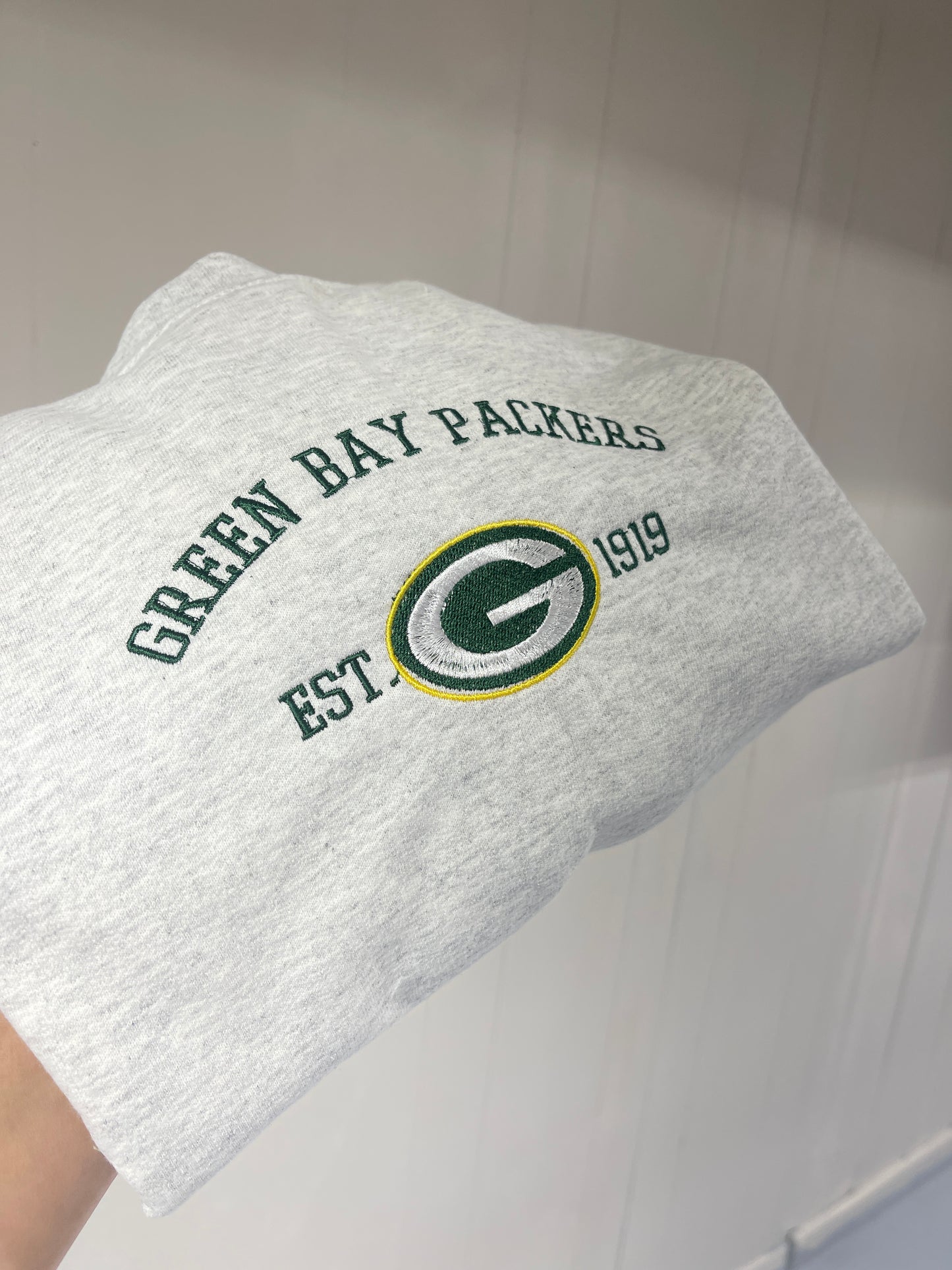 Green Bay Packers embroidered crewneck