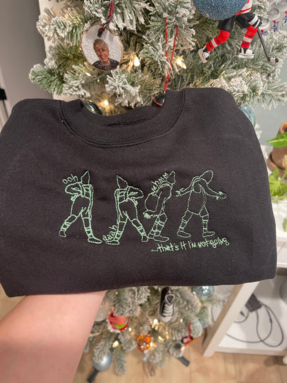Grinch crew neck