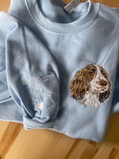 Custom dog sweater