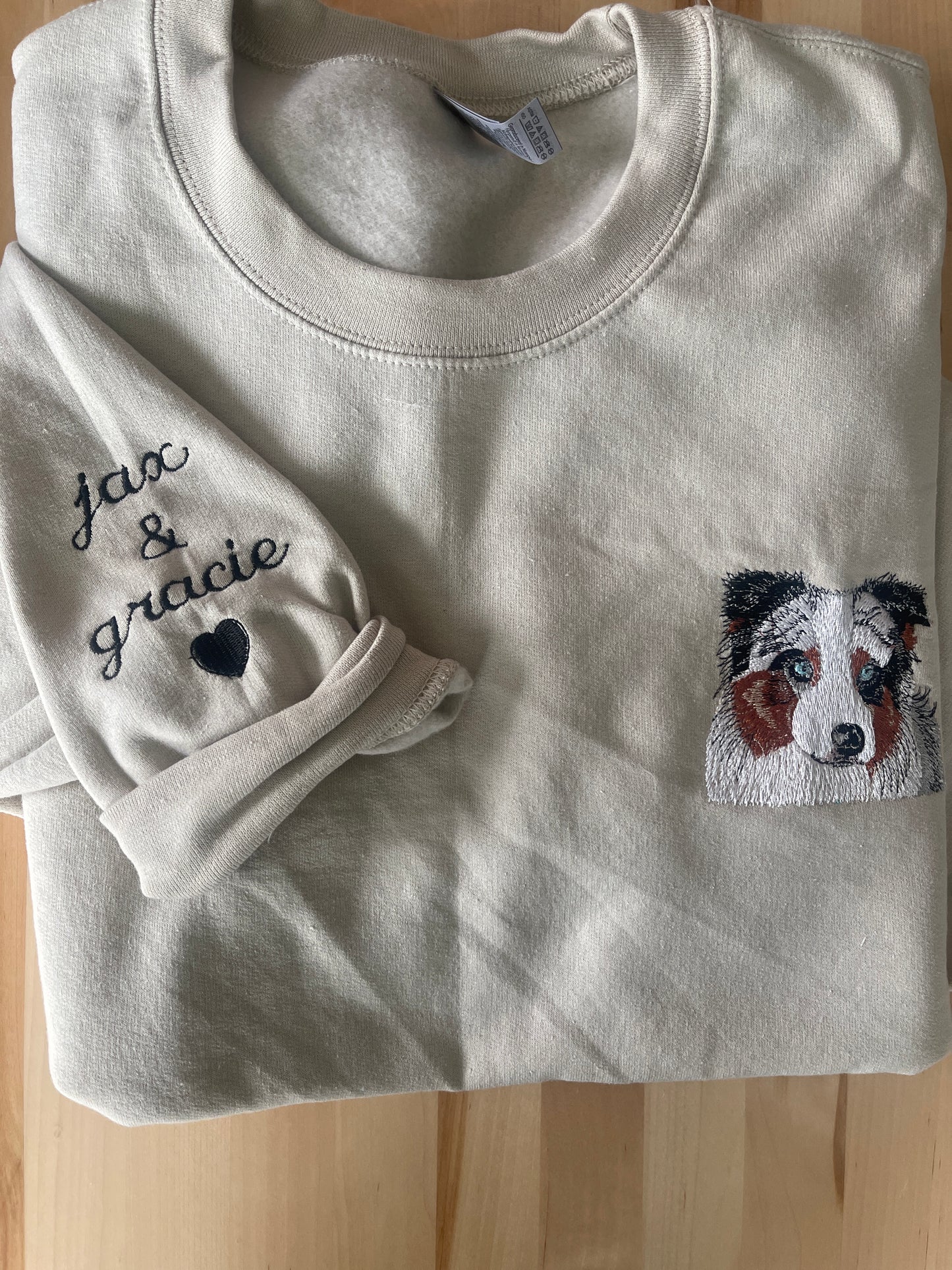 Custom dog sweater