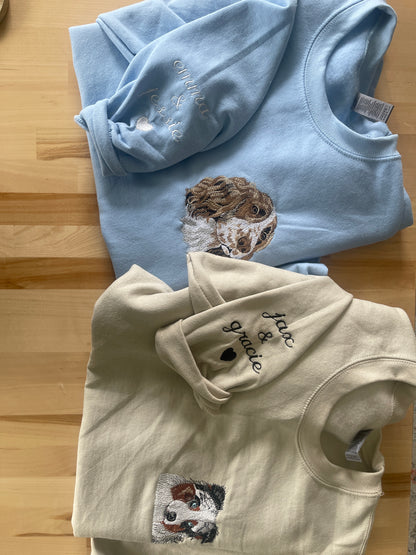 Custom dog sweater