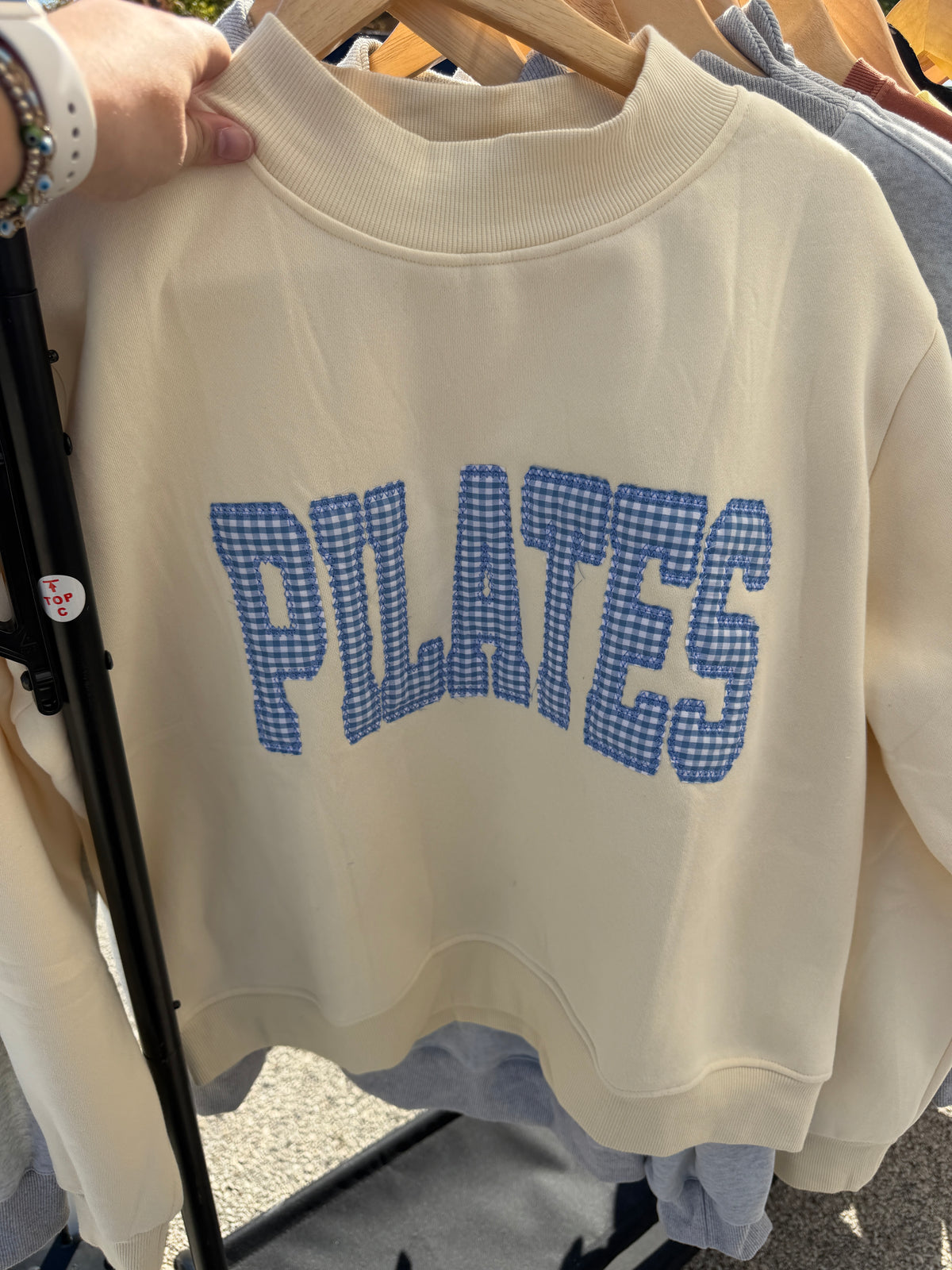 Pilates mock neck