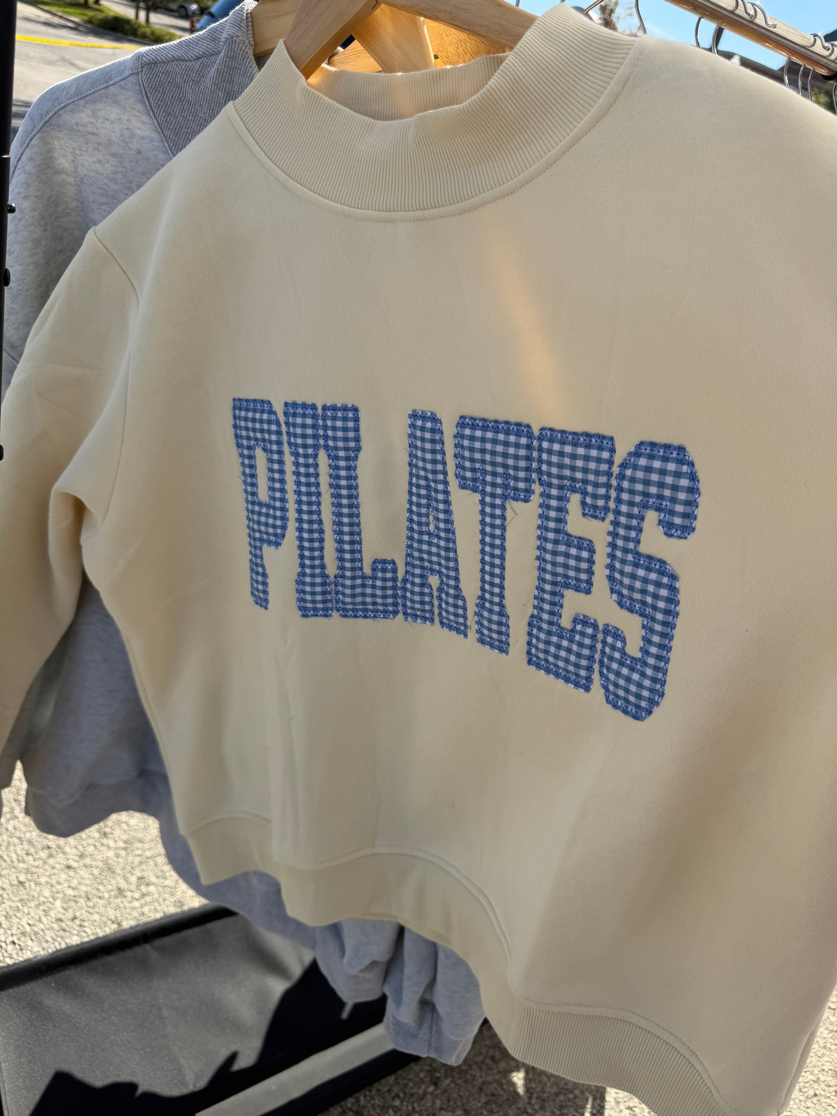 Pilates mock neck