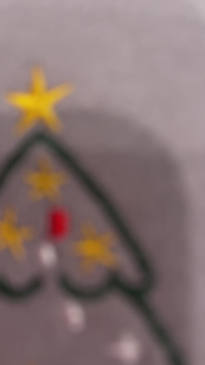 Christmas tree trio vintage look